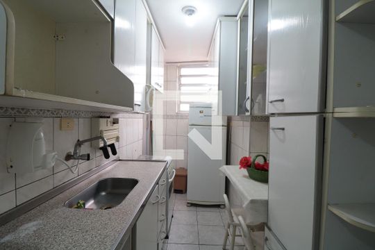 Cozinha  de apartamento à venda com 1 quarto, 40m² em Brás, São Paulo