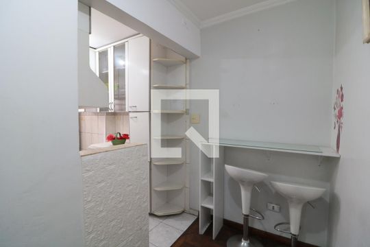 Cozinha  de apartamento à venda com 1 quarto, 40m² em Brás, São Paulo