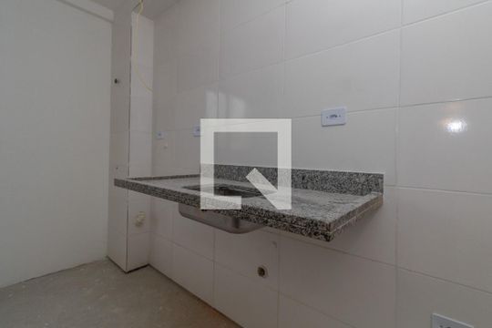 Cozinha de apartamento para alugar com 1 quarto, 26m² em Brás, São Paulo