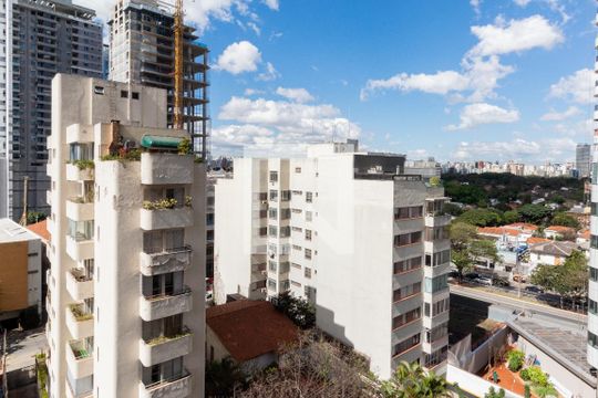 Área de serviço - vista de apartamento para alugar com 2 quartos, 68m² em Pinheiros, São Paulo