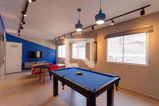 Área Comum - Sala de Jogos de apartamento para alugar com 2 quartos, 44m² em Jardim Brasília (zona Leste), São Paulo