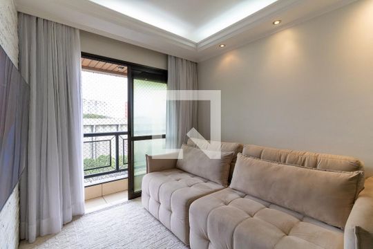 Sala de Estar de apartamento à venda com 3 quartos, 62m² em Vila Arapuã, São Paulo