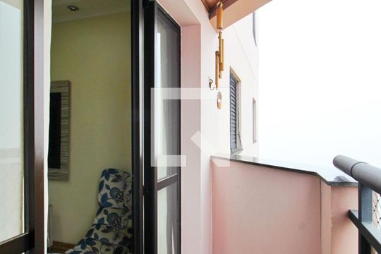 Varanda da Sala de apartamento à venda com 3 quartos, 86m² em Vila Curuca, Santo André