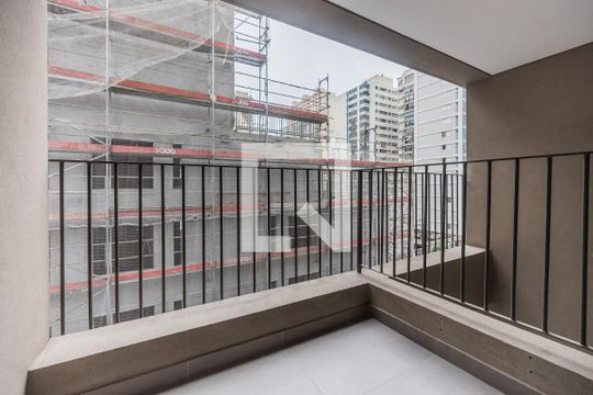 Varanda de kitnet/studio para alugar com 1 quarto, 28m² em Cerqueira César, São Paulo