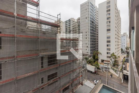 Vista da Varanda de kitnet/studio para alugar com 1 quarto, 28m² em Cerqueira César, São Paulo