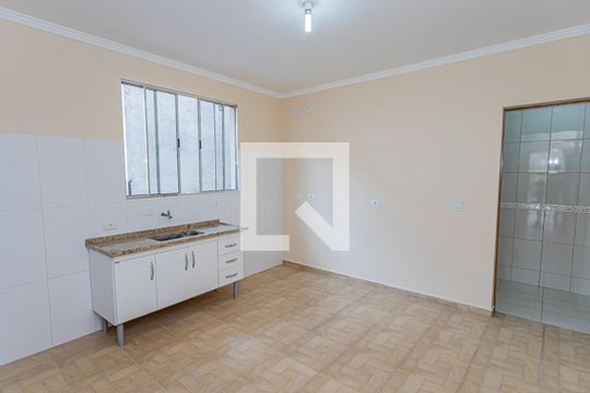 Cozinha de casa para alugar com 1 quarto, 50m² em Sítio Morro Grande, São Paulo