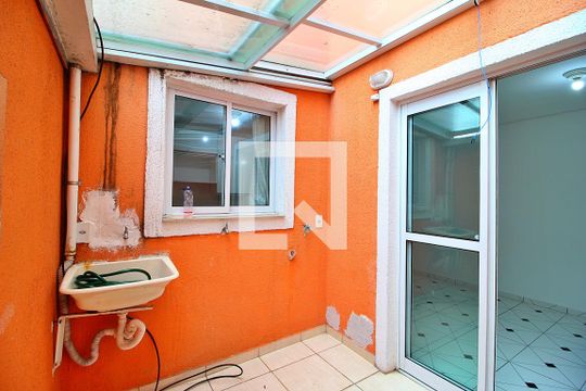 Área de Serviço de apartamento à venda com 2 quartos, 55m² em Parque Capuava, Santo André
