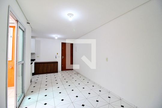 Sala de apartamento à venda com 2 quartos, 55m² em Parque Capuava, Santo André