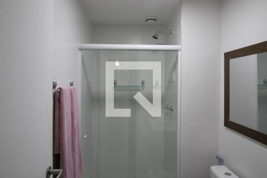 Banheiro da Suíte 1 de apartamento à venda com 3 quartos, 120m² em Todos Os Santos, Rio de Janeiro