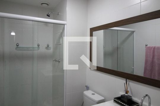 Banheiro da Suíte 1 de apartamento à venda com 3 quartos, 120m² em Todos Os Santos, Rio de Janeiro