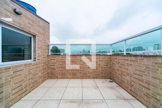 Varanda da Cobertura de casa à venda com 4 quartos, 340m² em Vila Santa Teresa, Santo André