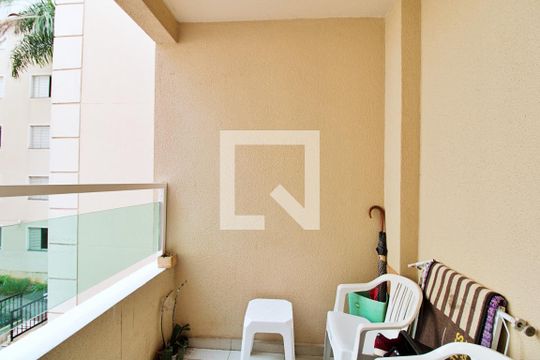 Varanda da Sala de apartamento à venda com 3 quartos, 70m² em Fazenda Morumbi, São Paulo