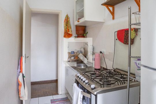 Cozinha de apartamento à venda com 1 quarto, 53m² em Perdizes, São Paulo