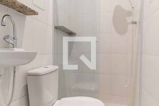 Banheiro de casa para alugar com 1 quarto, 40m² em Botafogo, Rio de Janeiro