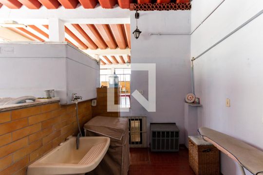 Área de serviço -Terraço de casa à venda com 2 quartos, 160m² em Praça da Bandeira, Rio de Janeiro