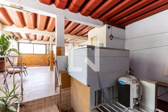 Área de serviço -Terraço de casa à venda com 2 quartos, 160m² em Praça da Bandeira, Rio de Janeiro