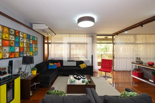Sala de Estar de apartamento para alugar com 5 quartos, 300m² em Tijuca, Rio de Janeiro