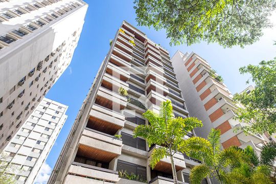 Fachada de apartamento para alugar com 1 quarto, 40m² em Jardim Paulista, São Paulo