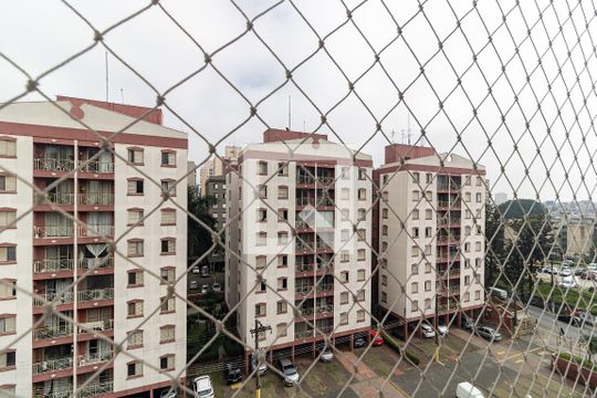 Vista da Varanda da Sala de apartamento à venda com 2 quartos, 56m² em Parque Bristol, São Paulo