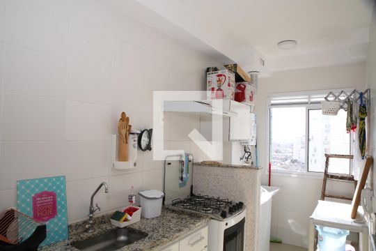 Cozinha de apartamento para alugar com 2 quartos, 49m² em Ocian, Praia Grande