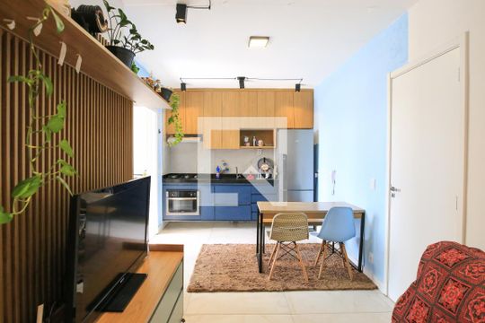 Sala de apartamento para alugar com 2 quartos, 55m² em Vila Industrial, São José dos Campos