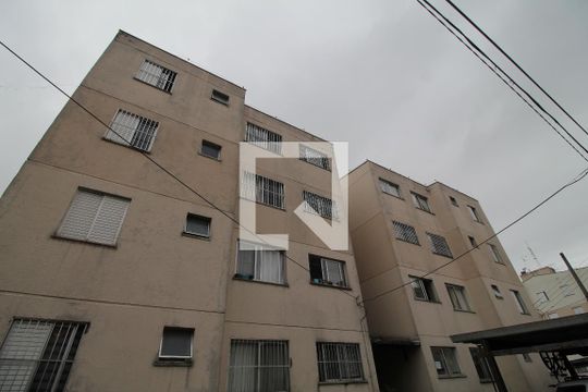 Fachada do bloco de apartamento à venda com 2 quartos, 50m² em Jardim Danfer, São Paulo