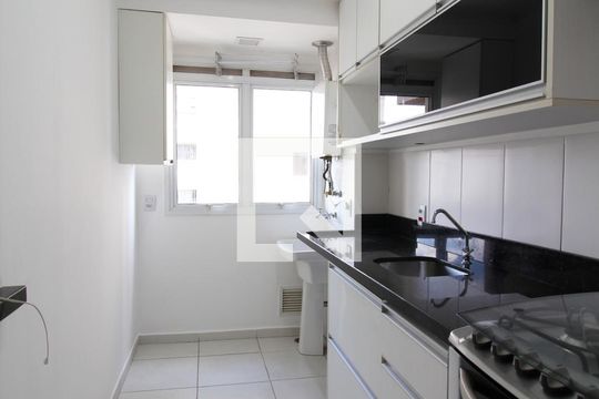 Cozinha de apartamento à venda com 1 quarto, 51m² em Alphaville Conde Ii, Barueri