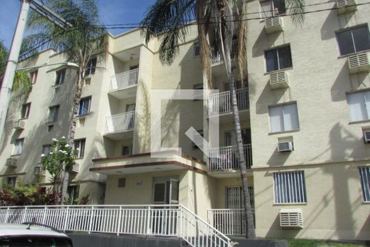 Fachada do bloco de apartamento à venda com 2 quartos, 58m² em Campo Grande, Rio de Janeiro