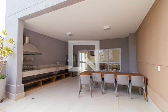 Área comum - Churrasqueira de kitnet/studio para alugar com 1 quarto, 26m² em Bela Vista, São Paulo