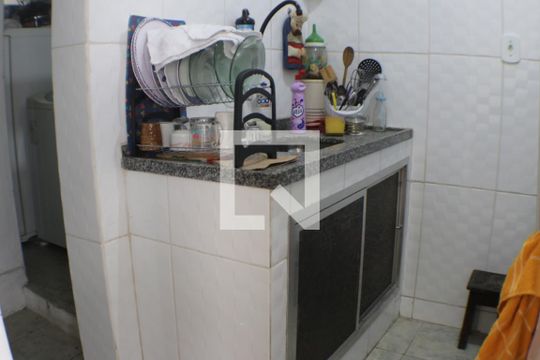 Cozinha e Área de Serviço de apartamento à venda com 2 quartos, 60m² em Pechincha, Rio de Janeiro