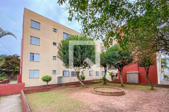 Fachada do bloco de apartamento à venda com 2 quartos, 51m² em Jardim Alvorada, Santo André
