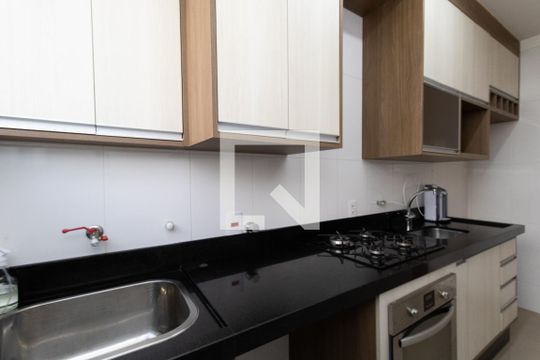 Cozinha e Área de Serviço de apartamento à venda com 2 quartos, 54m² em Recanto Quarto Centenário, Jundiaí