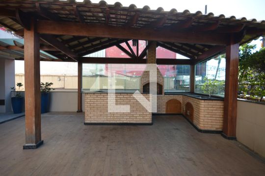 Área comum Churr... de apartamento à venda com 2 quartos, 50m² em Madureira, Rio de Janeiro