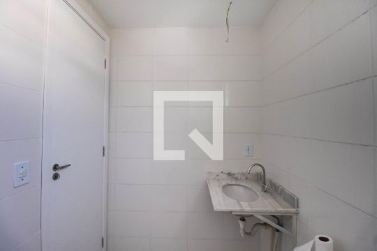 Banheiro da Suíte de apartamento para alugar com 1 quarto, 55m² em Vila Prudente, São Paulo