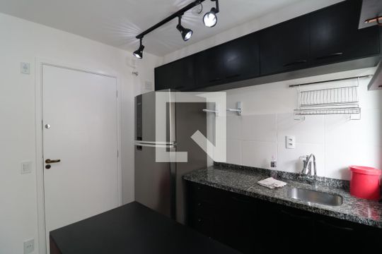 Cozinha de kitnet/studio à venda com 1 quarto, 28m² em Brás, São Paulo