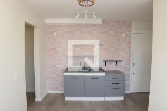 Sala Cozinha de apartamento à venda com 2 quartos, 36m² em Bela Vista, São Paulo