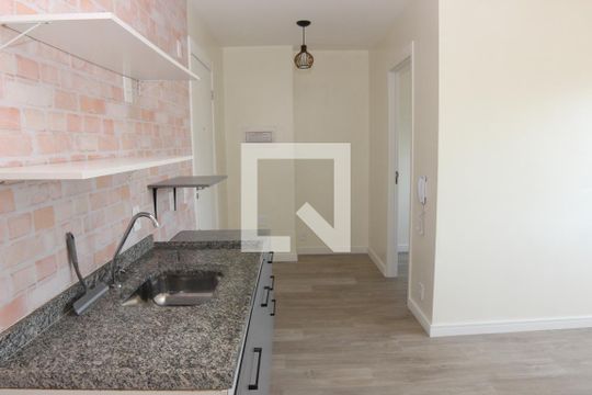Sala Cozinha de apartamento à venda com 2 quartos, 36m² em Bela Vista, São Paulo