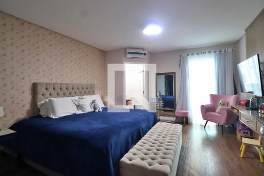 Quarto 1 - Suíte de casa para alugar com 3 quartos, 125m² em Jardim, Santo André