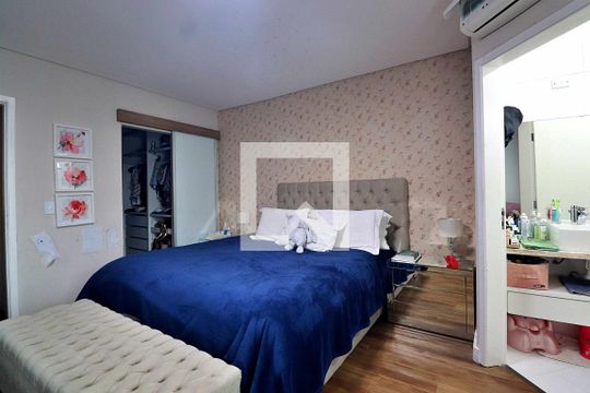 Quarto 1 - Suíte de casa para alugar com 3 quartos, 125m² em Jardim, Santo André