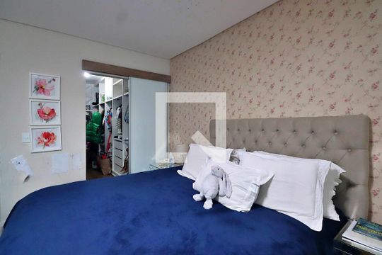 Quarto 1 - Suíte de casa para alugar com 3 quartos, 125m² em Jardim, Santo André
