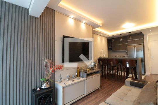 Sala  de apartamento à venda com 2 quartos, 59m² em Belenzinho, São Paulo