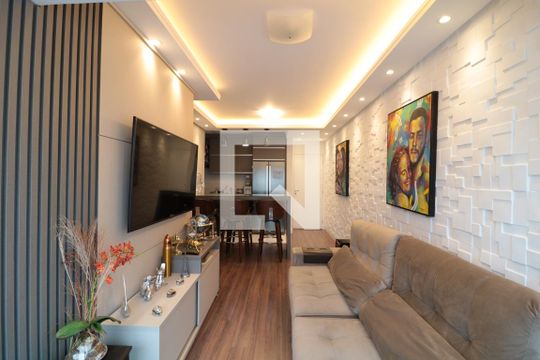 Sala  de apartamento à venda com 2 quartos, 59m² em Belenzinho, São Paulo