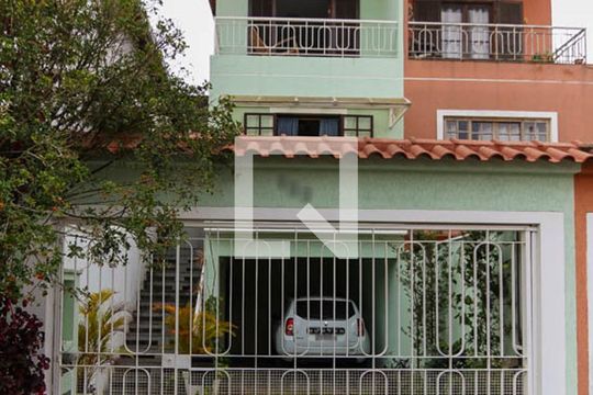 Fachada de casa de condomínio à venda com 3 quartos, 157m² em Parque Monte Alegre, Taboão da Serra