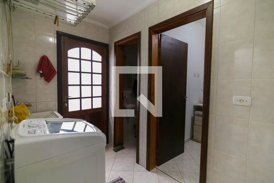 Área de Serviço de casa de condomínio à venda com 3 quartos, 157m² em Parque Monte Alegre, Taboão da Serra