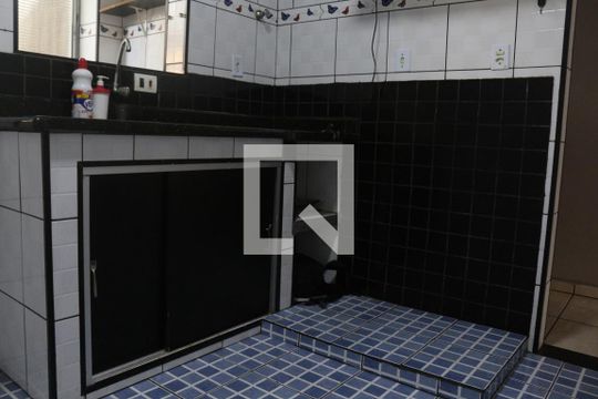 Cozinha de apartamento para alugar com 2 quartos, 88m² em Vila Nossa Senhora de Fátima, São Vicente