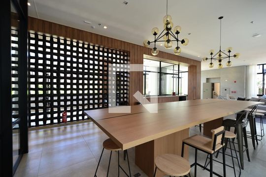 Área comum de kitnet/studio à venda com 1 quarto, 27m² em Mirandópolis, São Paulo