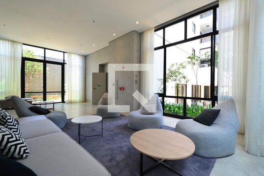 Área comum de kitnet/studio à venda com 1 quarto, 27m² em Mirandópolis, São Paulo