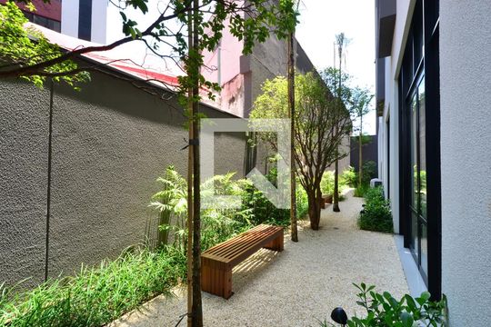 Área comum de kitnet/studio à venda com 1 quarto, 27m² em Mirandópolis, São Paulo