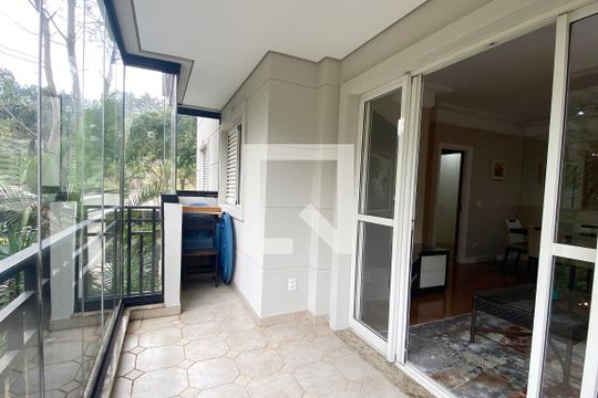 varanda de apartamento para alugar com 3 quartos, 101m² em Tamboré, Santana de Parnaíba