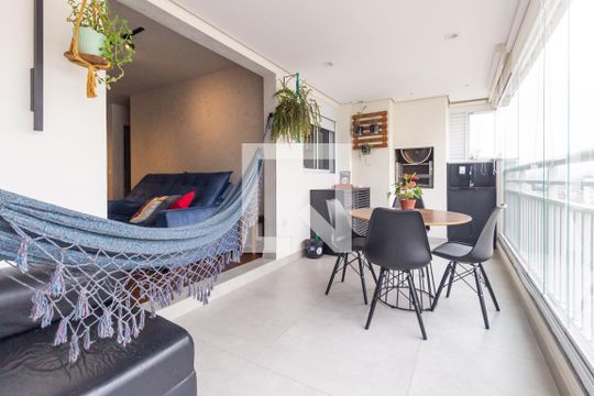 Varanda gourmet de apartamento à venda com 2 quartos, 75m² em Jaguaré, São Paulo